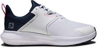 FootJoy Qmotion damskie buty golfowe, biało/niebiesko/różowe