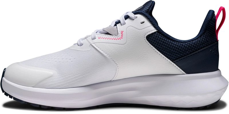 FootJoy Qmotion damskie buty golfowe, biało/niebiesko/różowe