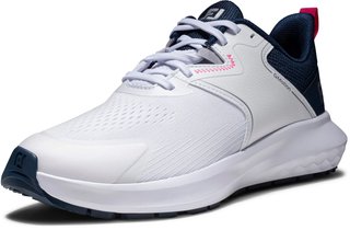 FootJoy Qmotion damskie buty golfowe, biało/niebiesko/różowe