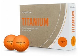 Masters Golf Prisma Titanium piłki golfowe (12 piłek), pomarańczowe