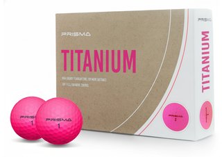Prisma Titanium piłki golfowe (12 piłek), różowe