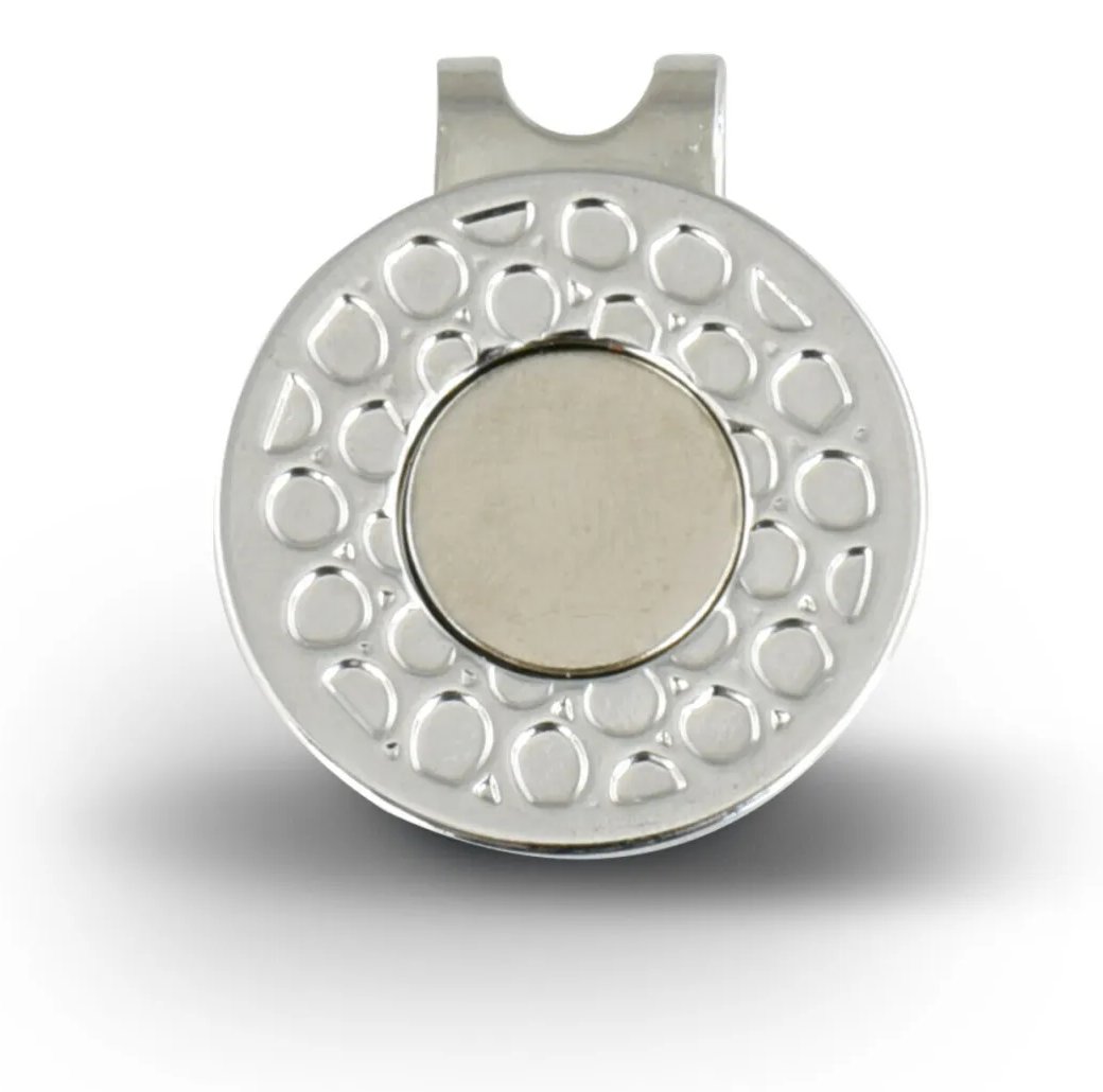 Masters Golf Deluxe Magnetic Hat Clip, złoty/srebrny