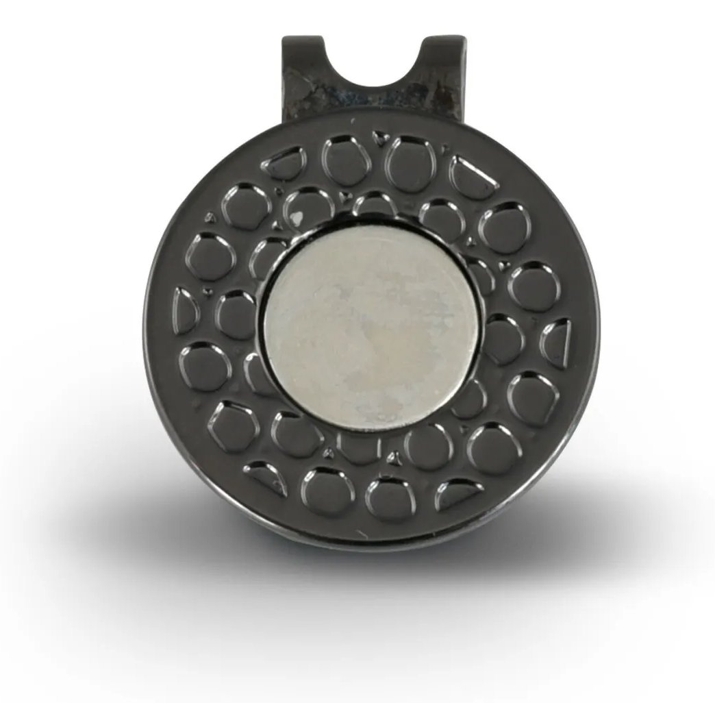 Masters Golf Deluxe Magnetic Hat Clip, złoty/gun metal
