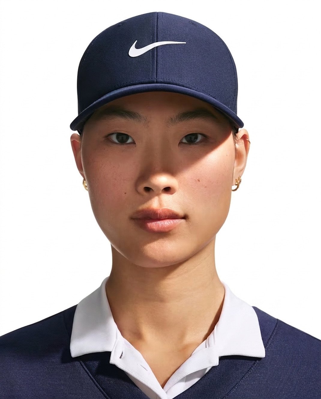 Nike Rise unisex czapka golfowa, granatowa/biała