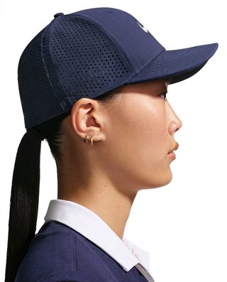 Nike Rise unisex czapka golfowa, granatowa/biała