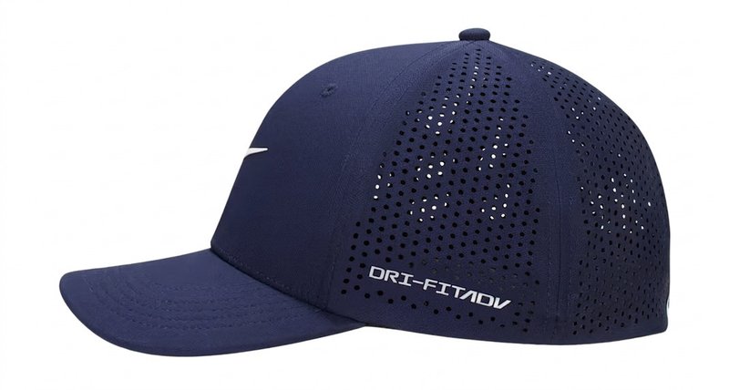 Nike Rise unisex czapka golfowa, granatowa/biała