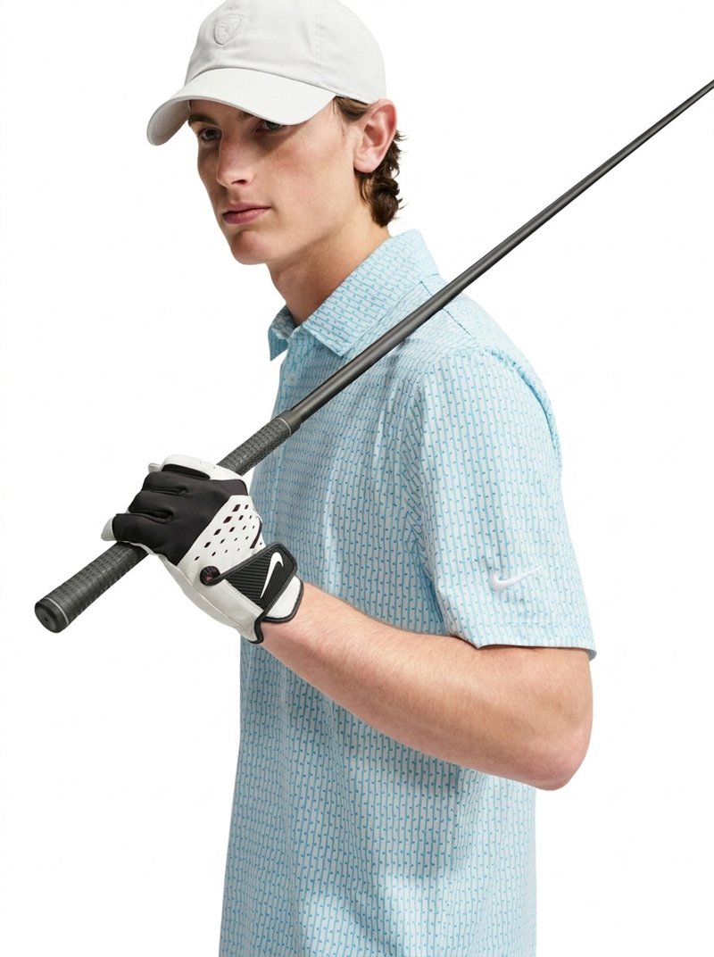 Nike Velocity męskie polo, biało/niebieskie