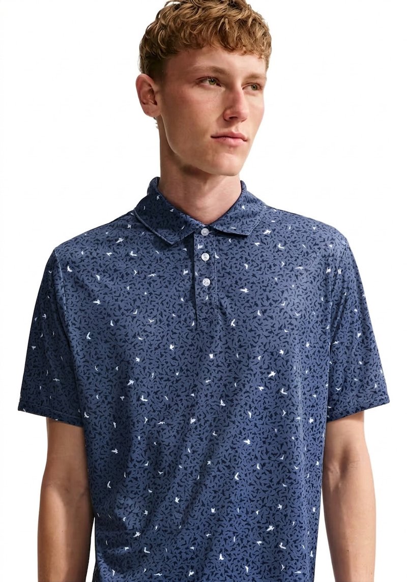 Nike Par męskie polo, microprint birds
