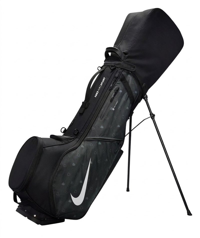 Nike Air Sport 2 stand bag, czarny/iron grey/biały