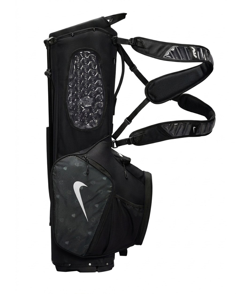 Nike Air Sport 2 stand bag, czarny/iron grey/biały