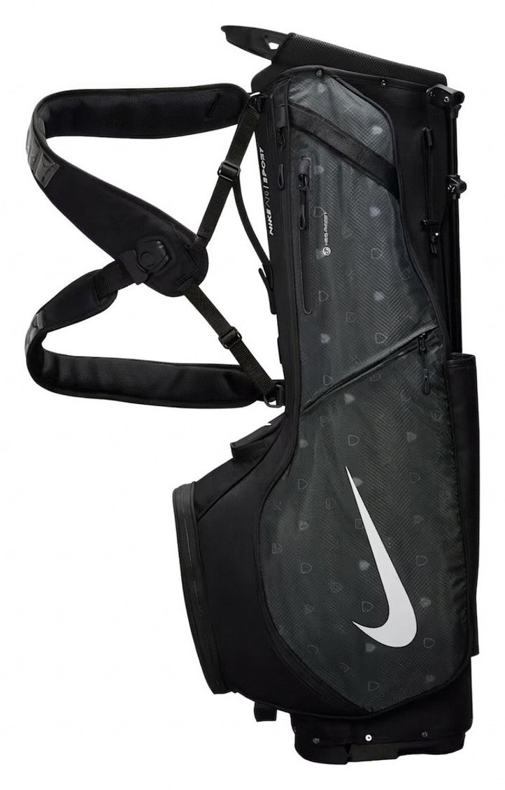 Nike Air Sport 2 stand bag, czarny/iron grey/biały