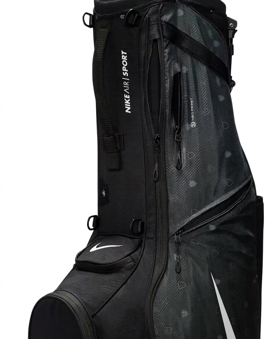 Nike Air Sport 2 stand bag, czarny/iron grey/biały