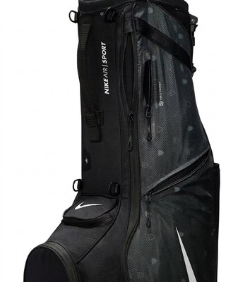 Nike Air Sport 2 stand bag, czarny/iron grey/biały