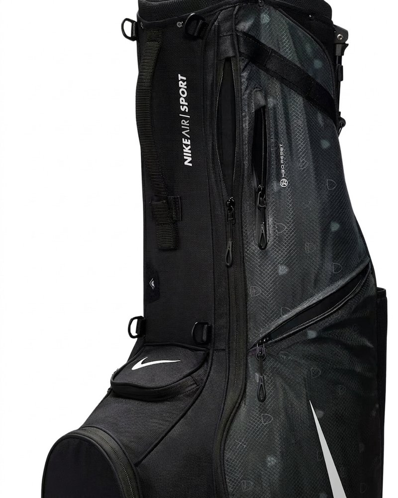 Nike Air Sport 2 stand bag, czarny/iron grey/biały