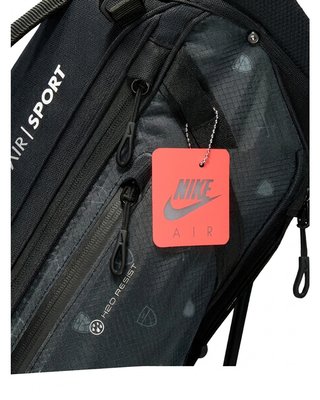 Nike Air Sport 2 stand bag, czarny/iron grey/biały
