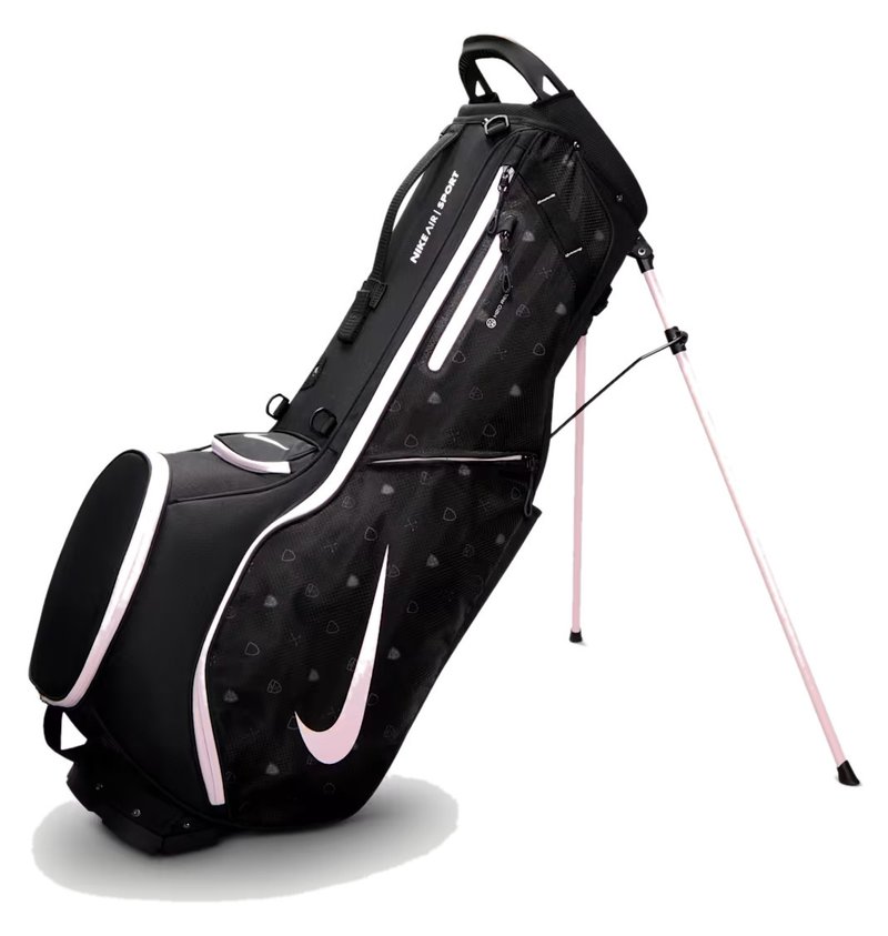 Nike Air Sport 2 stand bag, czarny/sail/różowy/pink foam