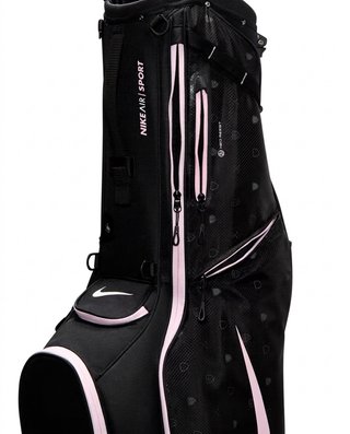 Nike Air Sport 2 stand bag, czarny/sail/różowy/pink foam