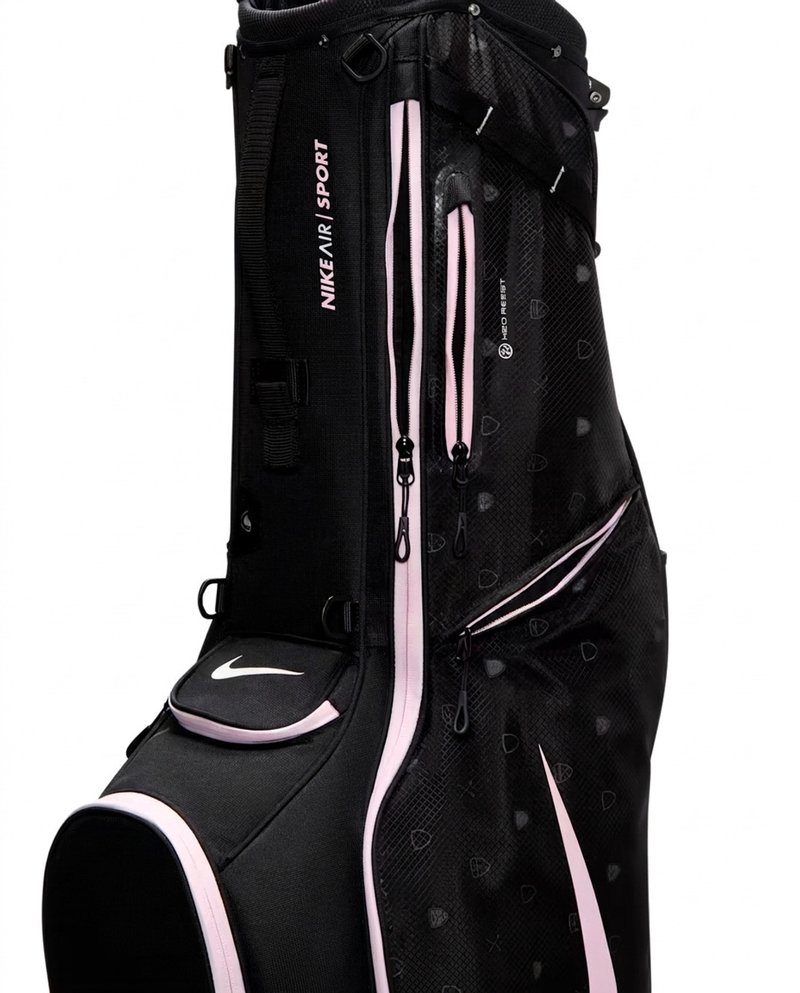 Nike Air Sport 2 stand bag, czarny/sail/różowy/pink foam