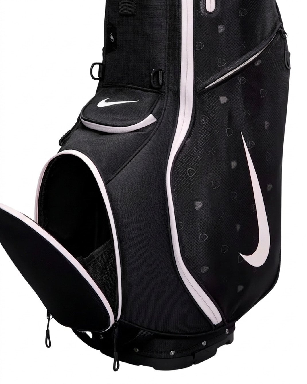 Nike Air Sport 2 stand bag, czarny/sail/różowy/pink foam