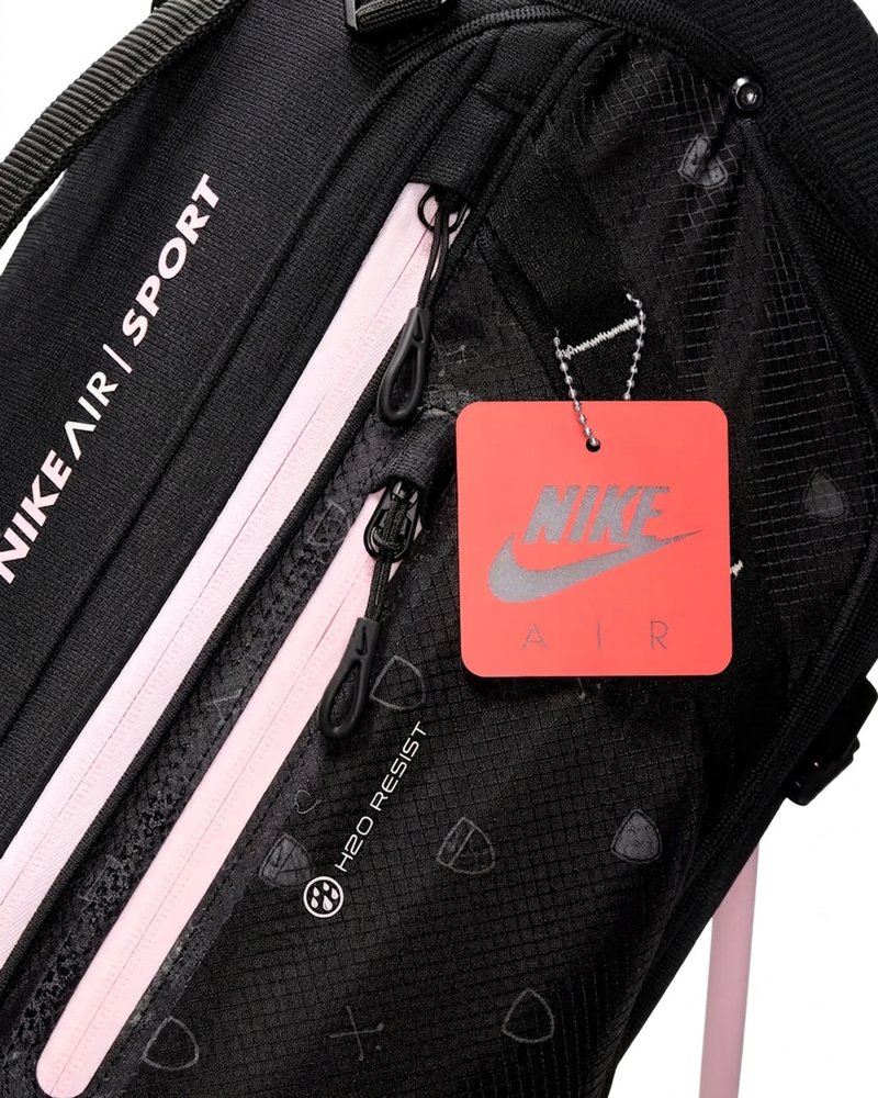 Nike Air Sport 2 stand bag, czarny/sail/różowy/pink foam