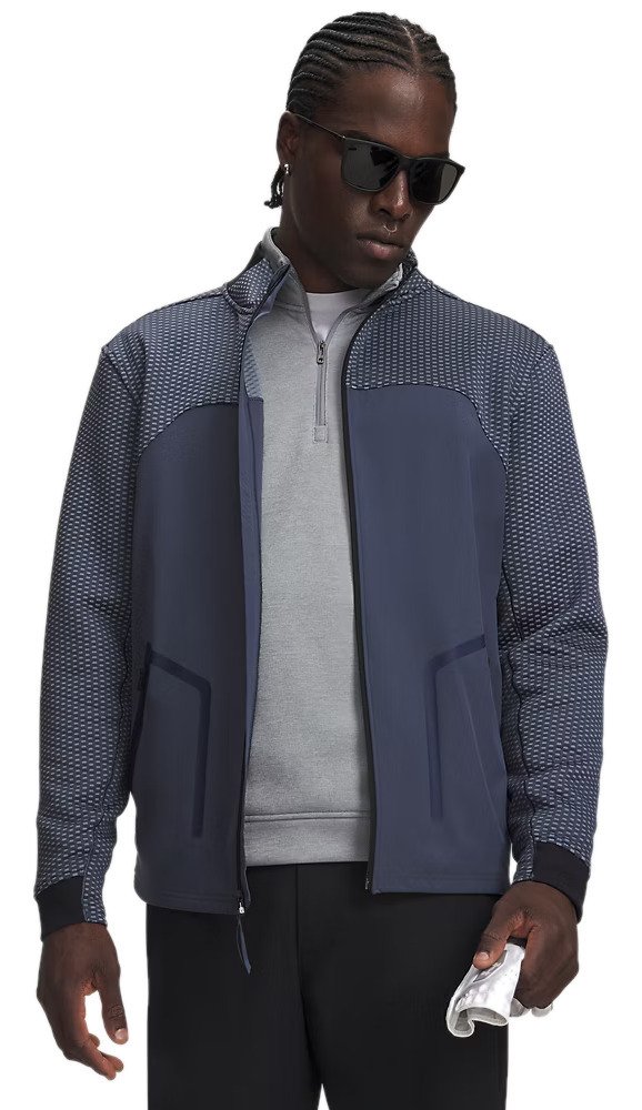 Under Armour Drive Pro Hybrid FZ męska bluza, downpour grey/white