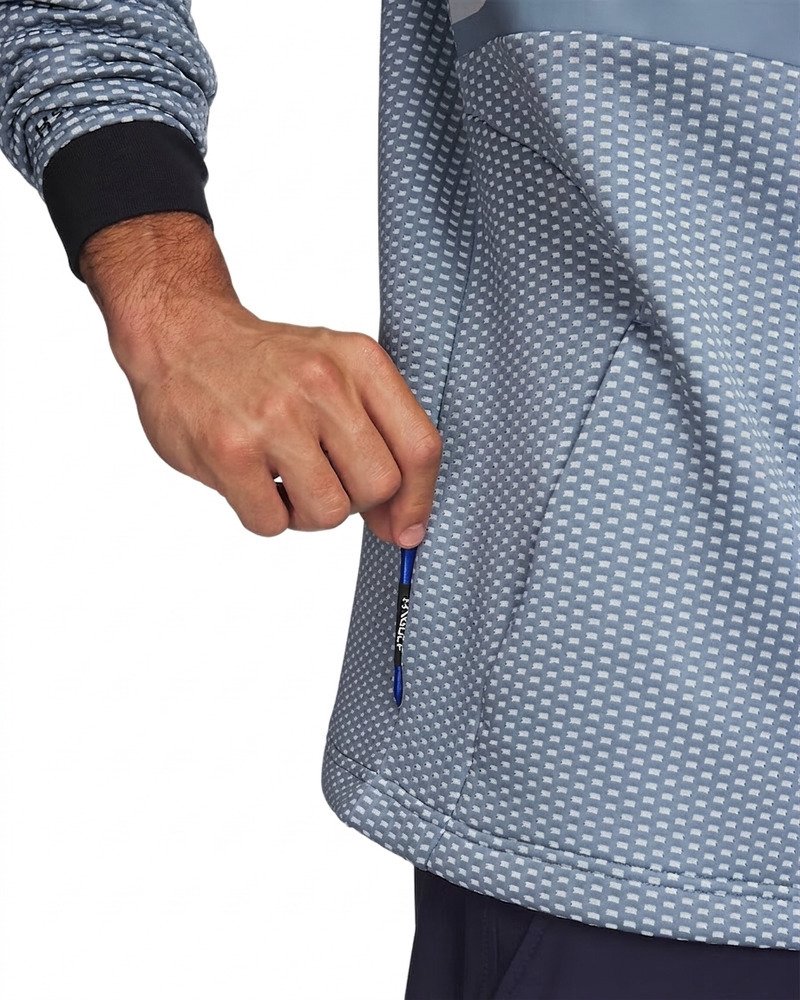 Under Armour Drive Pro Hybrid Hd męska bluza z kapturem, niebieska