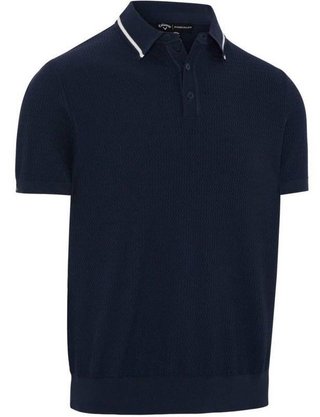 Callaway Textured sweater męskie polo, peacoat