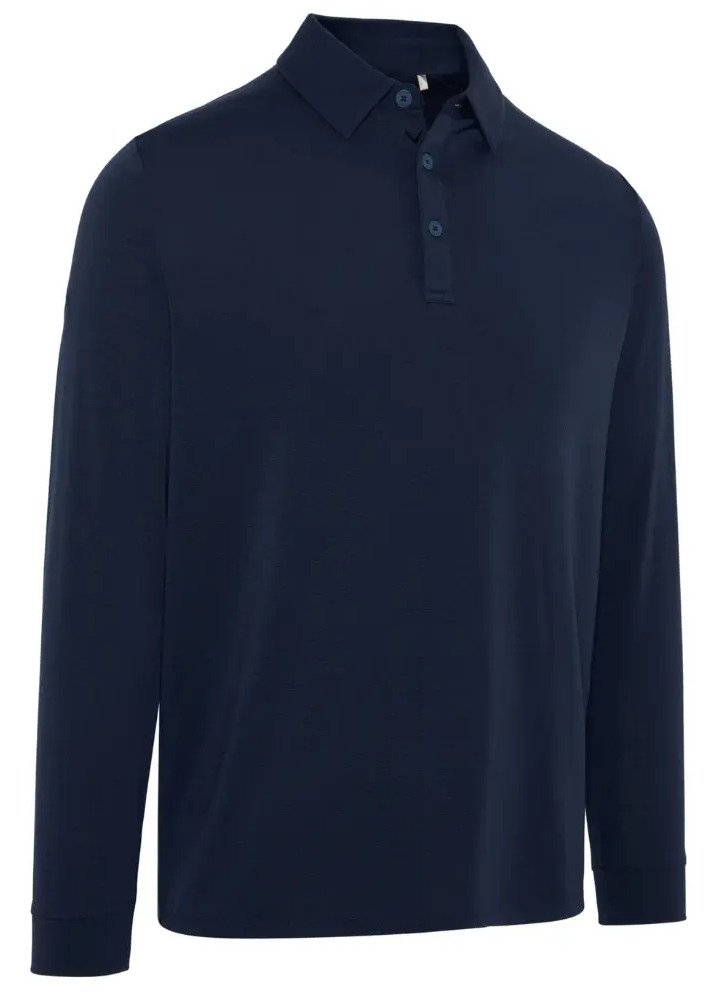 Callaway Soft Touch Long Sleeve męskie polo, peacoat