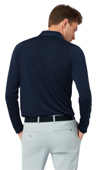 Callaway Soft Touch Long Sleeve męskie polo, peacoat