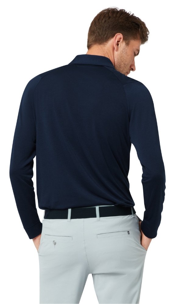 Callaway Soft Touch Long Sleeve męskie polo, peacoat