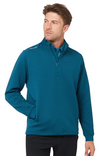 Callaway Chev Jacquard męski pullover, blue coral