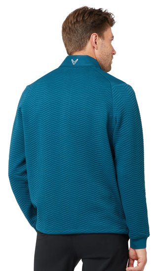 Callaway Chev Jacquard męski pullover, blue coral