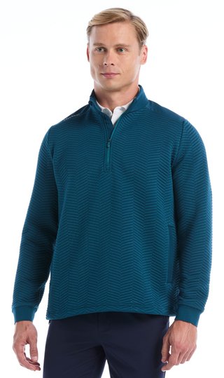 Callaway Chev Jacquard męski pullover, blue coral