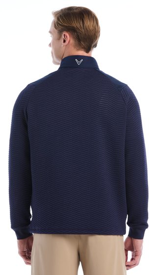 Callaway Chev Jacquard męski pullover, peacoat