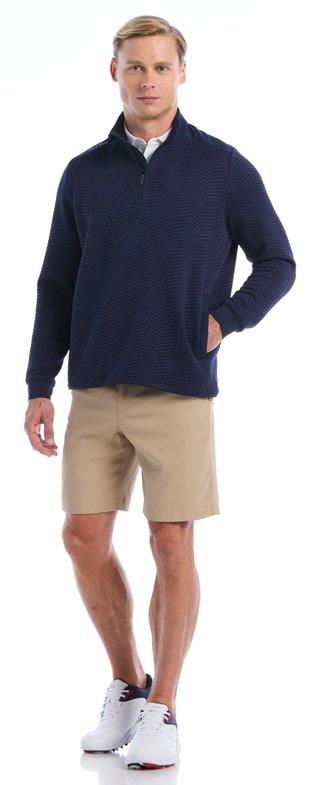 Callaway Chev Jacquard męski pullover, peacoat