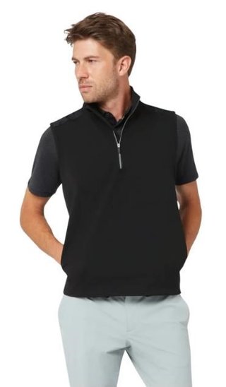 Callaway Lightweight 1/4-Zip męska kamizelka, caviar