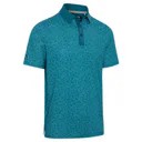 Callaway Confetti Tee Print męskie polo, blue coral
