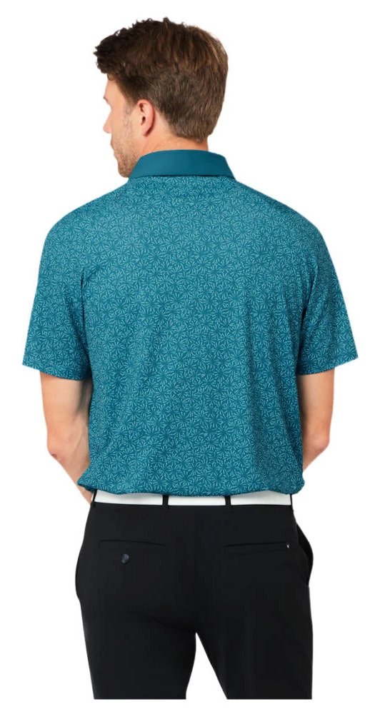 Callaway Confetti Tee Print męskie polo, blue coral