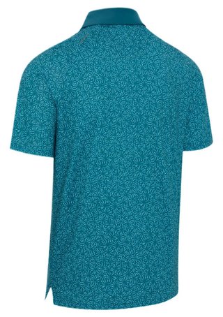 Callaway Confetti Tee Print męskie polo, blue coral