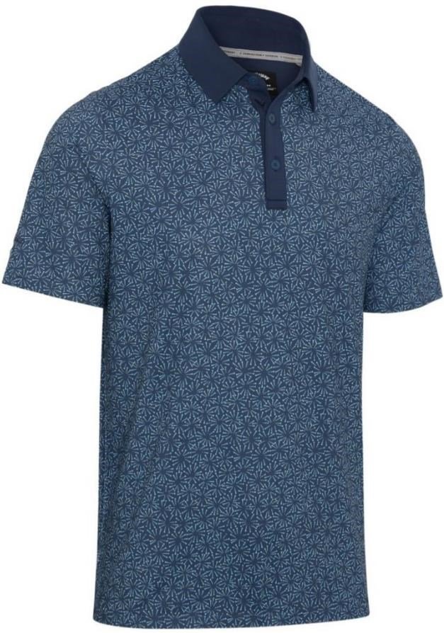 Callaway Confetti Tee Print męskie polo, peacoat