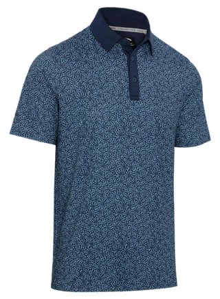 Callaway Confetti Tee Print męskie polo, peacoat