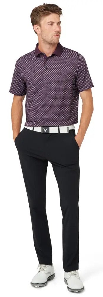 Callaway Fly Birdie męskie polo, italian plum