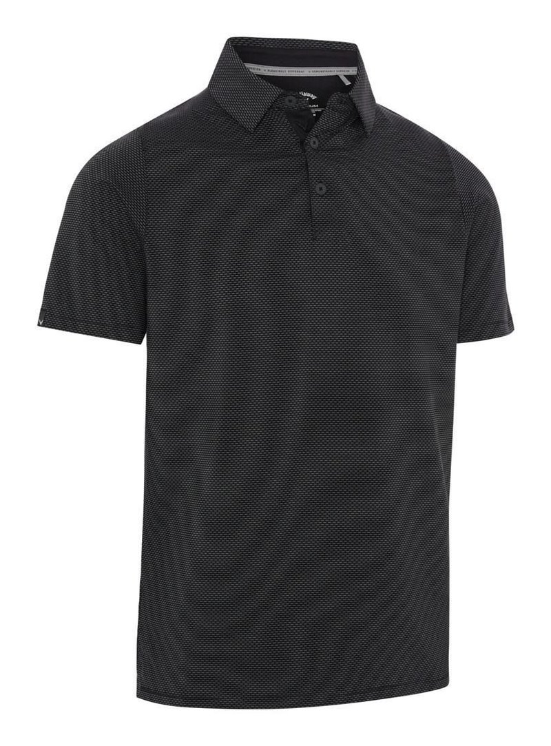 Callaway Emea Two-Tone Geo męskie polo, caviar