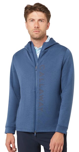 Callaway Pure Blend męska bluza z kapturem, peacoat heather