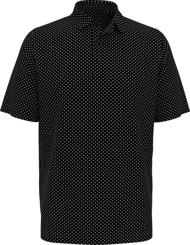 Callaway Trademark Golf Printed męskie polo, caviar