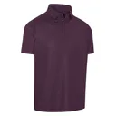 Callaway Trademark Golf Printed męskie polo, italian plum