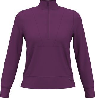 Callaway 1/2 Zip Soft Touch damska bluza, gloxinia