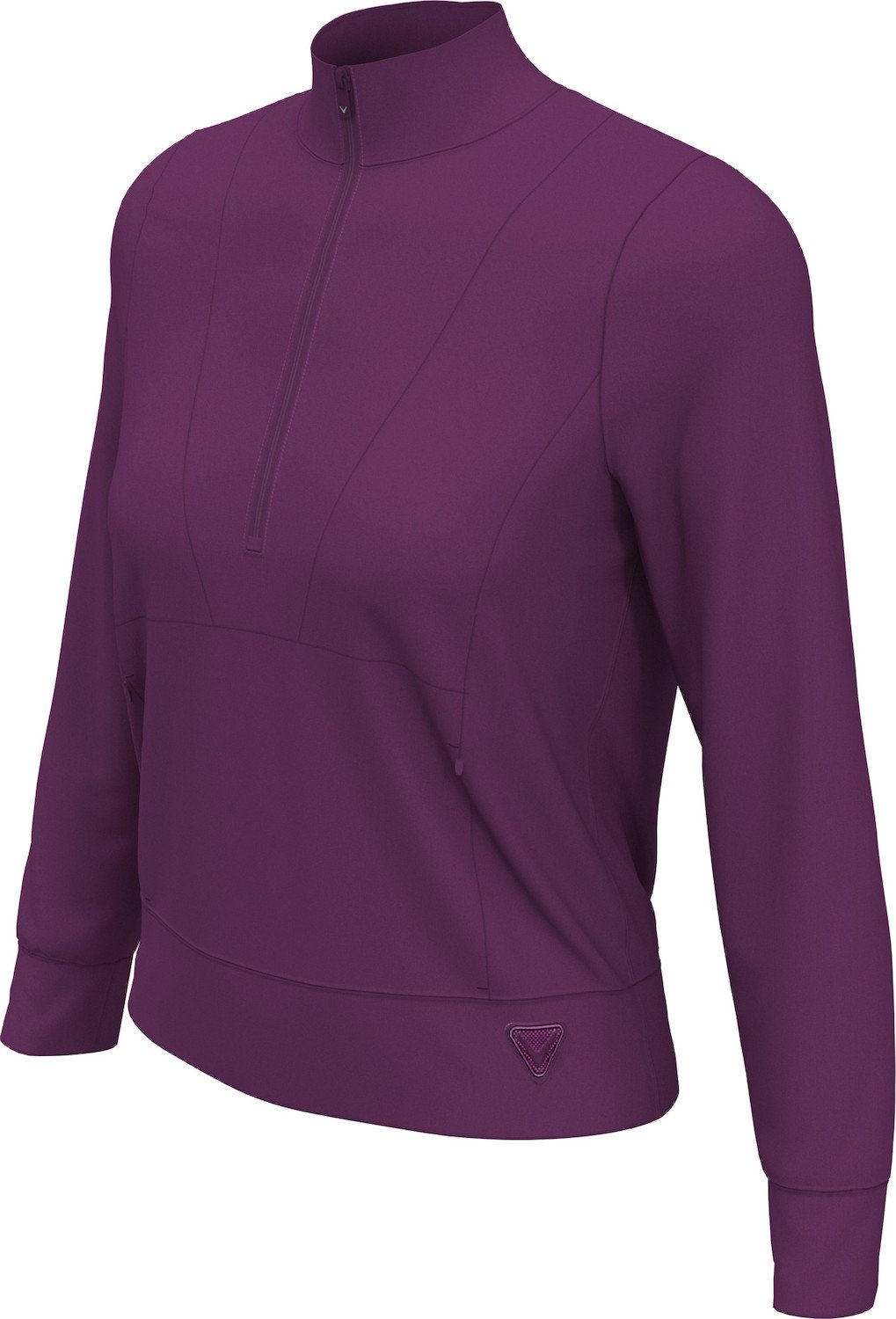 Callaway 1/2 Zip Soft Touch damska bluza, gloxinia