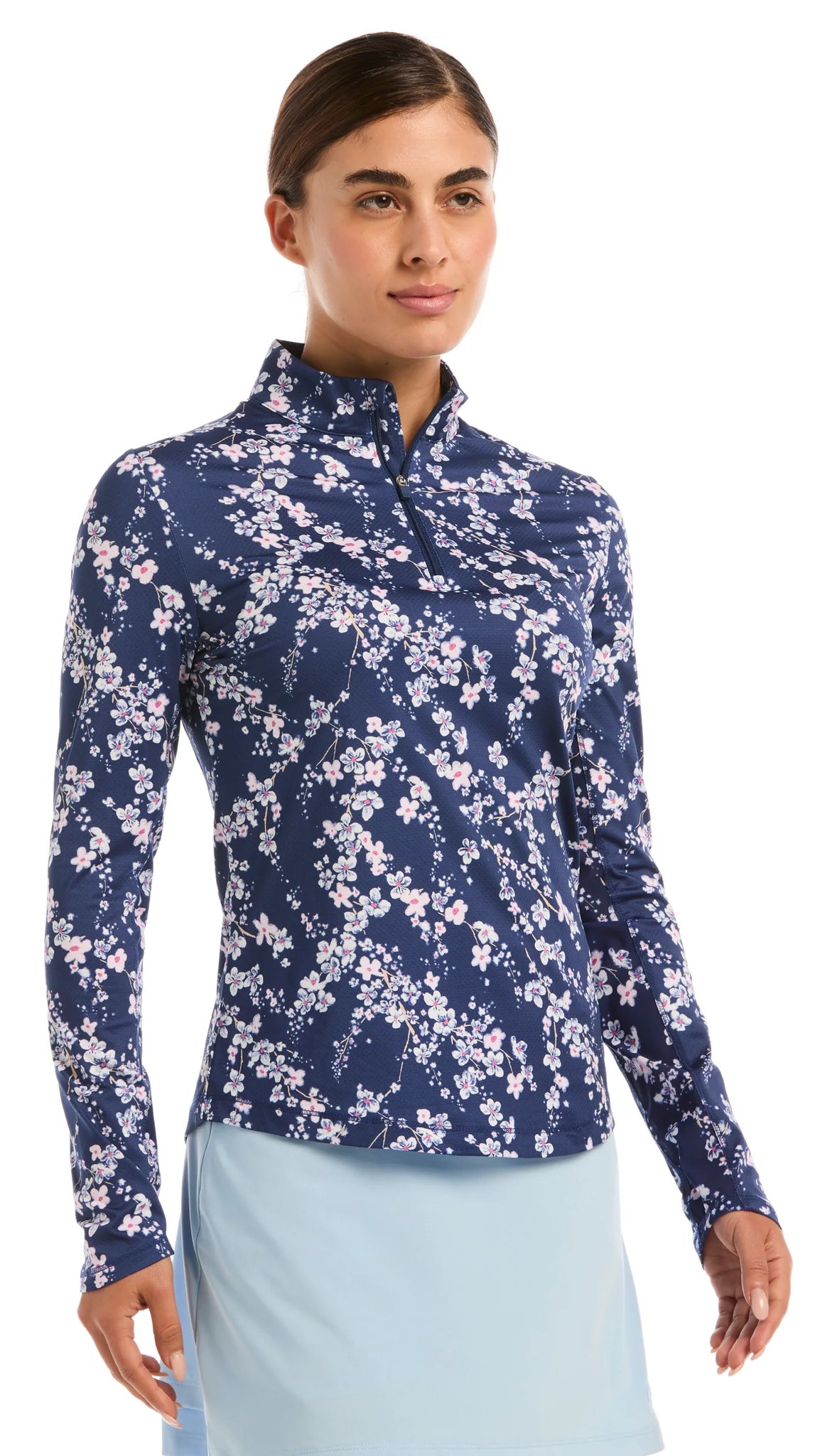 Callaway Snowy Floral damska bluza, blue depths