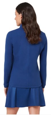 Callaway Lightweight Full Zip damska bluza, blue depths